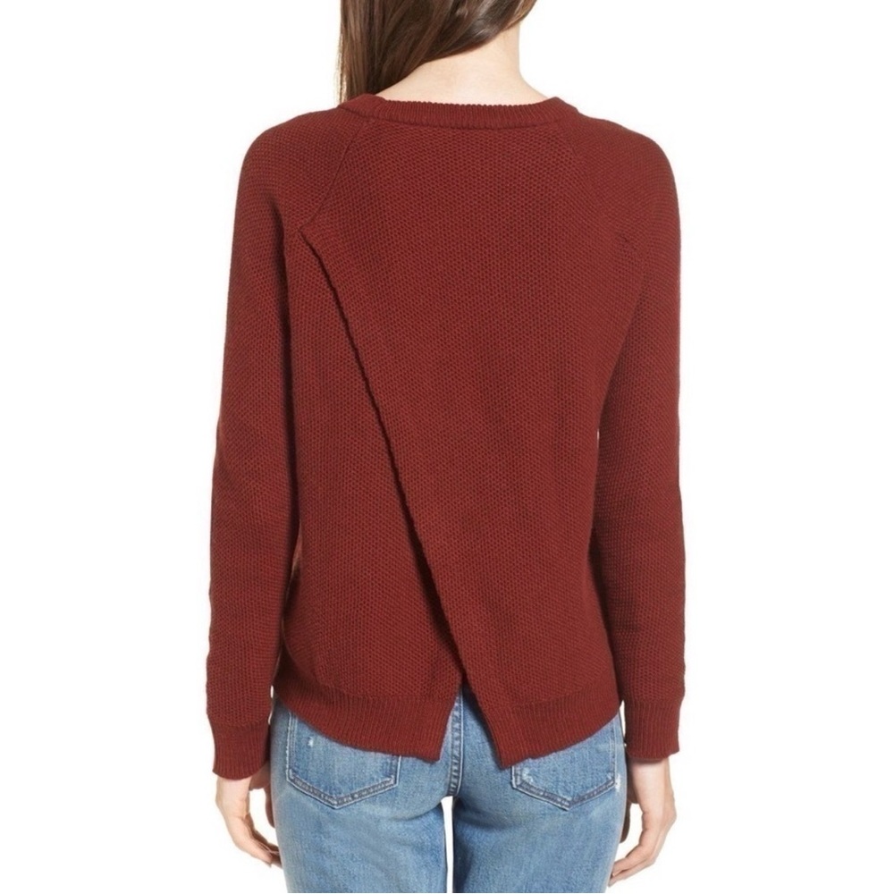 Madewell Women’s Knit Sweater Rust Red Pullover Size Small